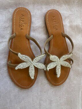 Aspiga Stafish Leather Sandals